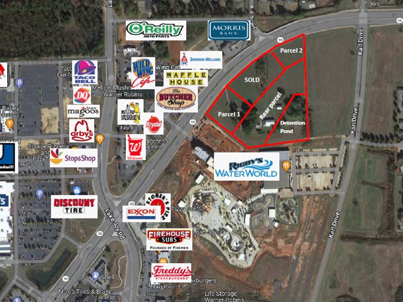 1.57 Acre Commercial Lot : Warner Robins : Houston County : Georgia