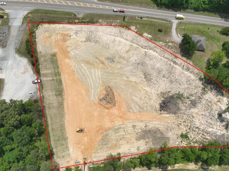 5 Acre Commercial Lot : Wetumpka : Elmore County : Alabama