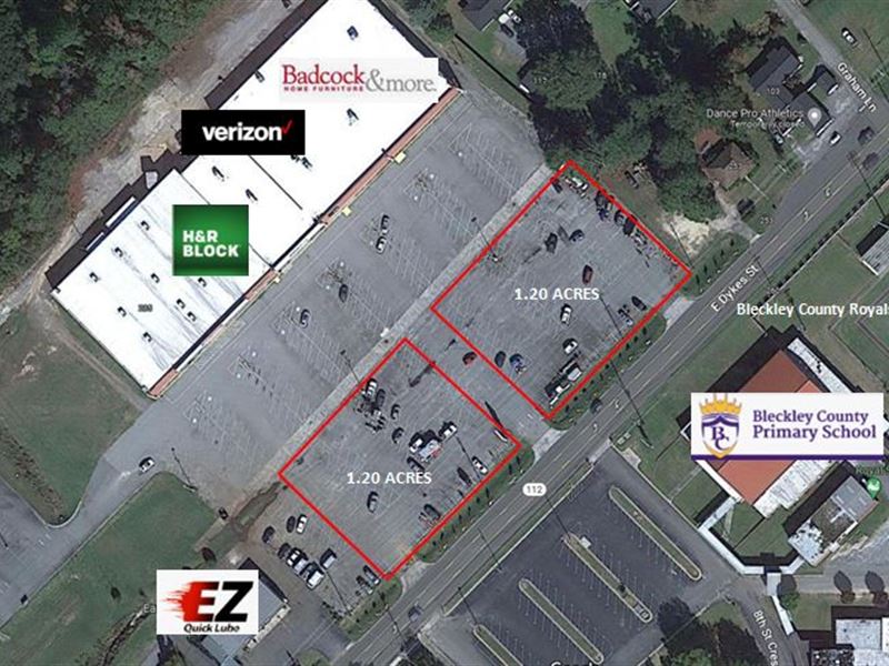 Commercial Lots in Bleckley County : Cochran : Bleckley County : Georgia