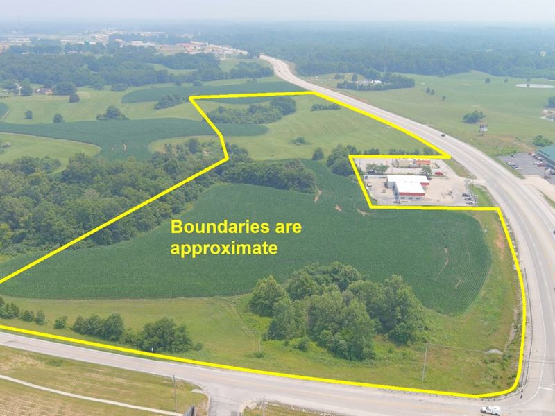 26.59+/- Acres Prime Commercial : Brandenburg : Meade County : Kentucky