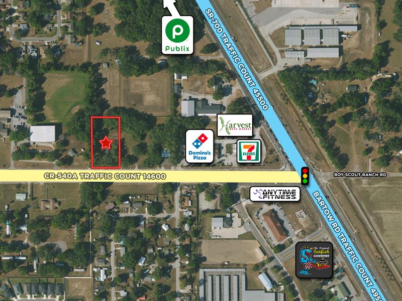 Commercial Land 1.3 Ac Lakeland, FL : Lakeland : Polk County : Florida