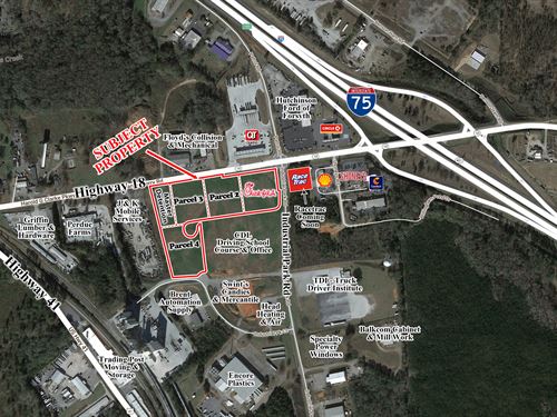 Prime Commercial & Retail Lots : Forsyth : Monroe County : Georgia