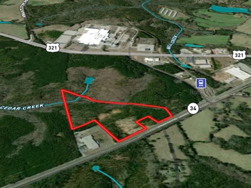 Industrial Zoning With Utilities : Winnsboro : Fairfield County : South Carolina
