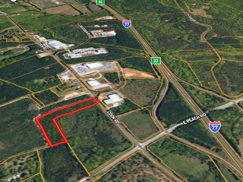 8.53 Acres, Cook Road Commercial : Ridgeway : Fairfield County : South Carolina