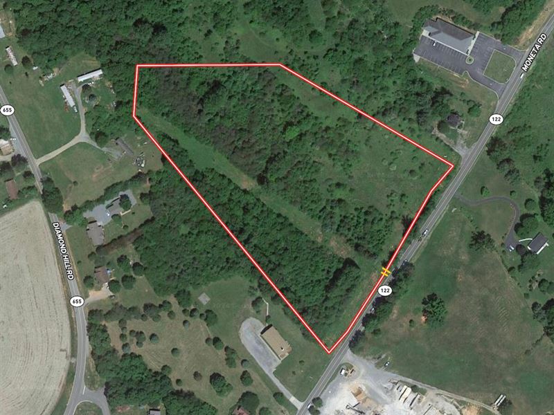 10.39 Acres of Residential, Commerc : Moneta : Bedford County : Virginia