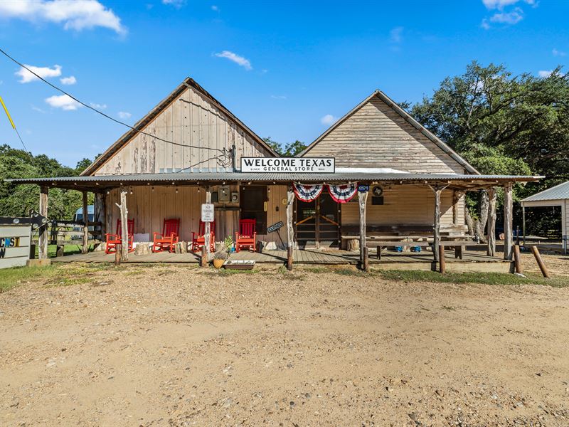 Historic General Store / Active Bar : Industry : Austin County : Texas