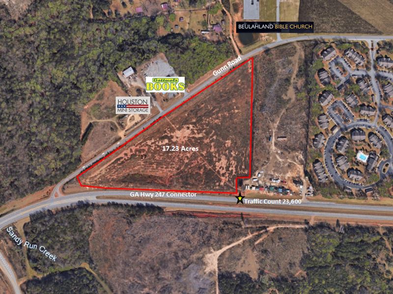 17.23 Ac Commercial Tract : Byron : Peach County : Georgia