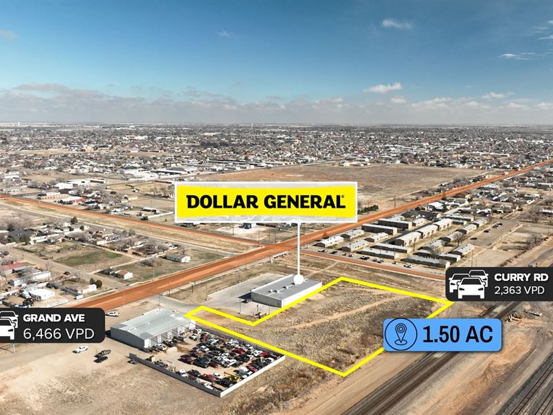 1.5 Acre Parcel, 8K Vpd : Clovis : Curry County : New Mexico