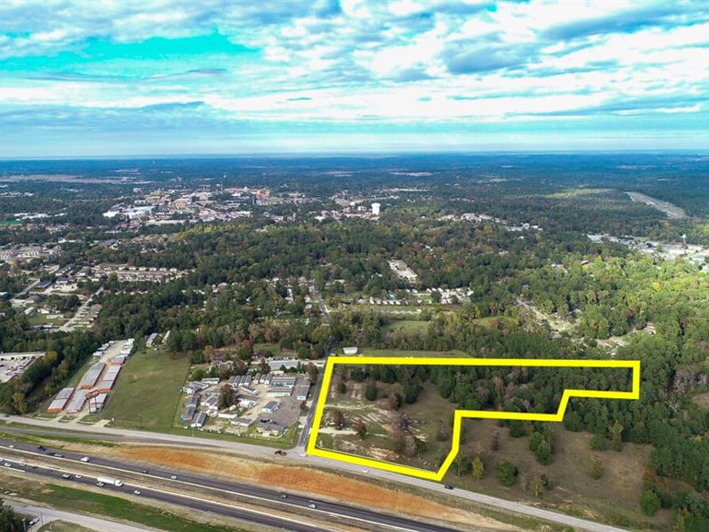 11 Acres, I-45 Frontage & Powell : Huntsville : Walker County : Texas