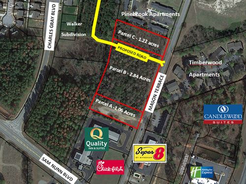 1.06 Acre Commercial Lot Available : Perry : Houston County : Georgia